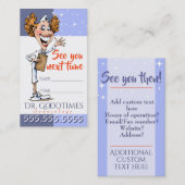 Rendez-vous Personnalisable Médicale de carte de rappel de (Devant / Derrière)