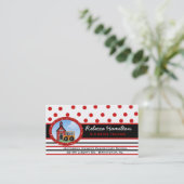 Rendez-vous Pois et carte de visite du professeur de rayures (Debout devant)