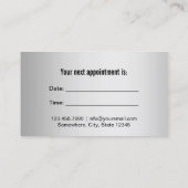 Rendez-vous pour dentiste Rappel dentaire bleu mod (Dos)