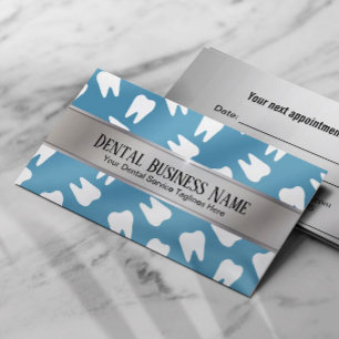 Rendez-vous pour dentiste Rappel dentaire bleu mod