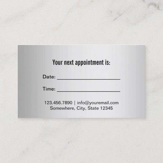 Rendez-vous pour dentiste Rappel Professionnel Den (Dos)