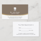 Rendez-vous professionnel de soins dentaires de (Devant / Derrière)