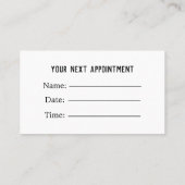 Rendez-vous professionnel élégant en soins Médical (Dos)