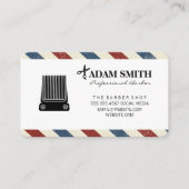 Rendez-vous professionnel en barbier (Devant)