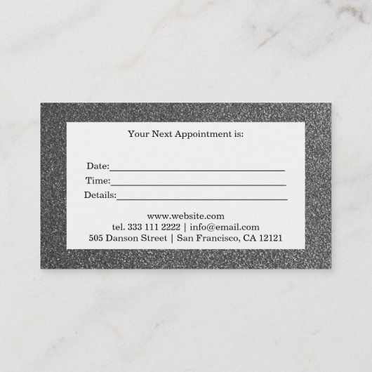 Rendez-vous professionnel Silver Parties scintilla (Dos)