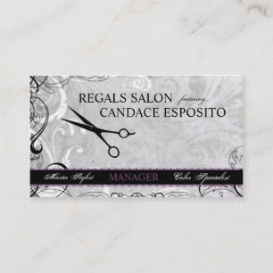 Rendez-vous Remous classieux et carte de visite de salon de