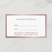 Rendez-vous rose de cadre d'or de conseiller de (Dos)