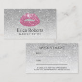 Rendez-vous rose de parties scintillantes d'argent (Devant / Derrière)