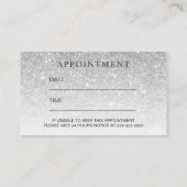 Rendez-vous rose de parties scintillantes d'argent (Dos)