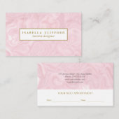 Rendez-vous rose féminin du marbre | d'or prochain (Devant / Derrière)