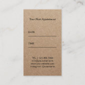 Rendez-vous rustique de motif de ciseaux de salon (Dos)