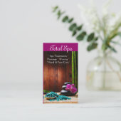 Rendez-vous Salon de massage spa Carte de visite thérapie (Debout devant)