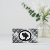 Rendez-vous Silhouette de femme de couronne de carte de (Debout devant)