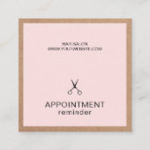 Rendez-vous Simple Élégant Cheveux Rose Kraft (Devant)