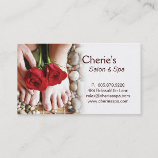 Rendez-vous Spa - carte de visite de la manucure 2 de