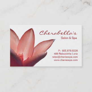 Rendez-vous Spa - carte de visite de thérapie de massage de