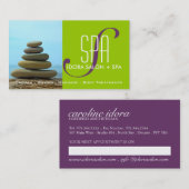 Rendez-vous Spa et modèle de carte de visite de massage (Devant / Derrière)