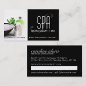 Rendez-vous Spa et modèle de carte de visite de massage (Devant / Derrière)