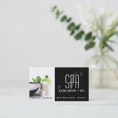 Rendez-vous Spa et modèle de carte de visite de massage (Debout devant)