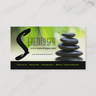Rendez-vous Spa et modèle de carte de visite de massage