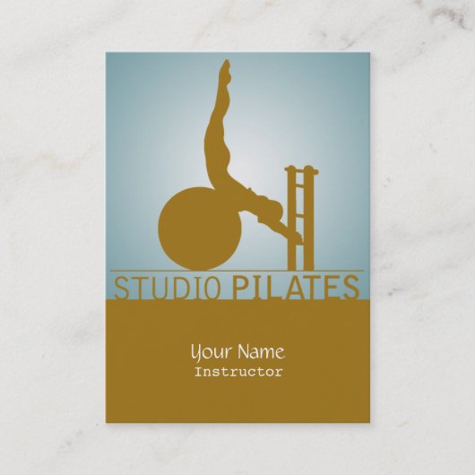 Rendez-vous Studio Pilates - affaires, carte de programme (Devant)