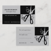 Rendez-vous Super Chic Hair Stylist Scissor Swirls (Devant / Derrière)