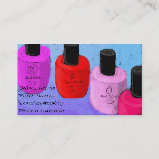 Rendez-vous Tant de Polis Nail Tech Carte de visite (Devant)