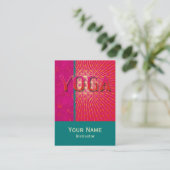 Rendez-vous Yoga 1 - Affaires, carte de programme (Debout devant)