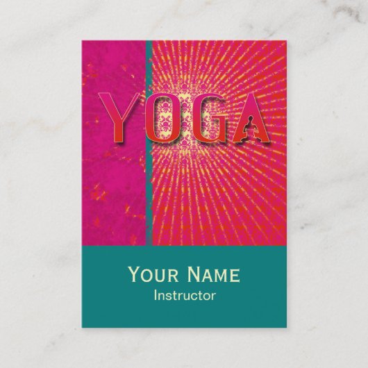 Rendez-vous Yoga 1 - Affaires, carte de programme (Devant)