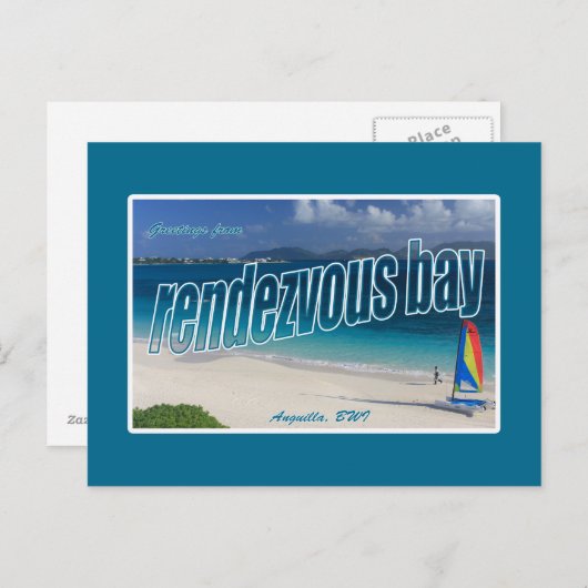 Rendezvous Bay, Anguilla Carte postale (Devant / Derrière)