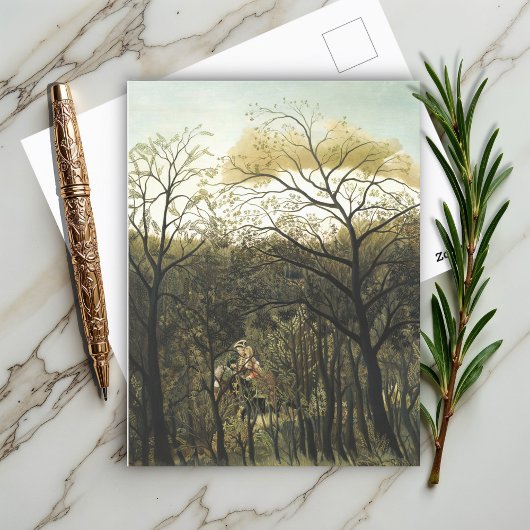 Rendezvous in the Forest, Henri Rousseau Briefkaart