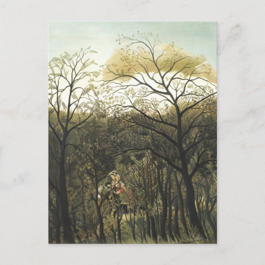 Rendezvous in the Forest, Henri Rousseau Briefkaart (Voorkant)