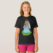 Rendier Bruid Hart Huwelijk T-shirt (Voorkant volledig)