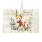 Rendier Christmas Lights Glittery Luchtverfrisser (Achterkant)