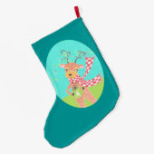 rendier drink kerstkoffie grote kerstsok (Achterkant (Hangend))