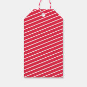 Rendier Express van Santa w / Foto Kerstmis Rood Cadeaulabel (Achterkant)