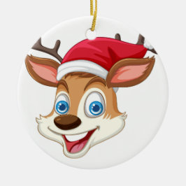 Rendier Face Ornament