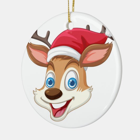 Rendier Face Ornament (Links)