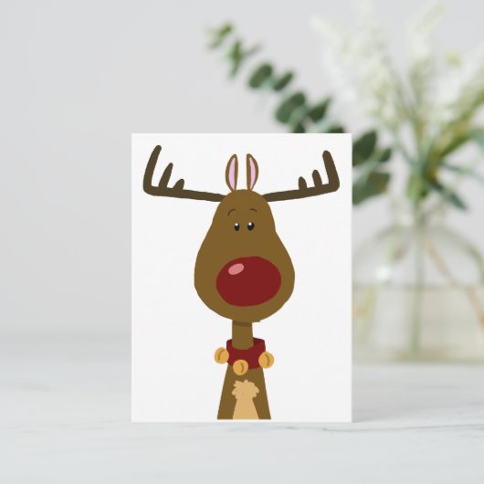 Rendier Feestdagenkaart (Staand voorkant)