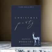 Rendier Folie Kerstfeest Uitnodiging