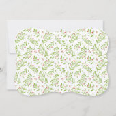 Rendier Gender Reveal Party Uitnodiging (Achterkant)