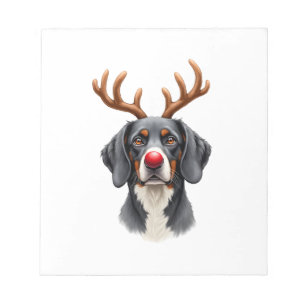 Rendier Great Dane Kerstmis Great Dane Hond Moeder Notitieblok