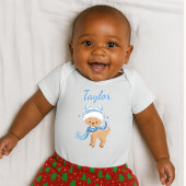 rendier in blauw romper