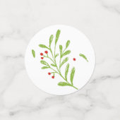 Rendier in pyjama vakantie partij confetti (Kleine voorkant)