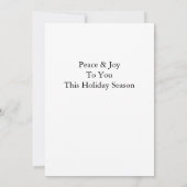 rendier in wintersneeuw kaart (Achterkant)