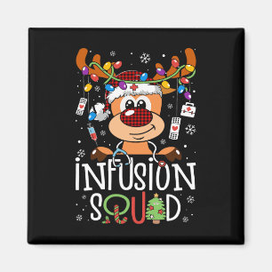 Rendier kerst infusie verpleegkundige squad stetho magneet