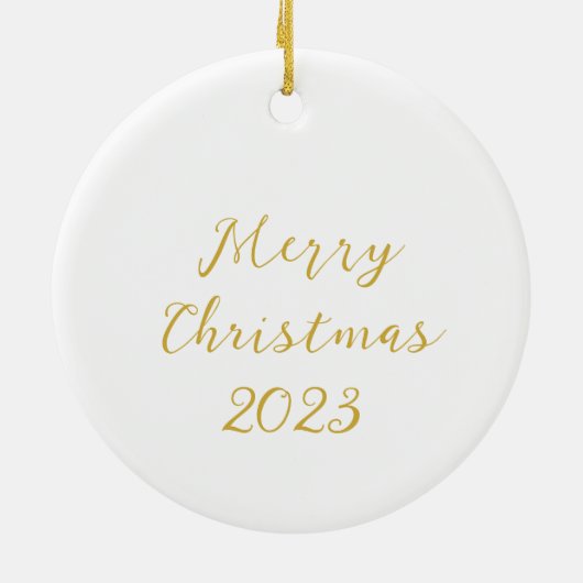 Rendier Kerst Keramisch Ornament (Achterkant)