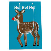 Rendier Kersttassen Medium Cadeauzakje (Achterkant)