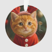 Rendier Kitten Ornament (voorkant)