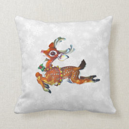 rendier  kunstkussen kussen